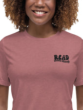 READ SOMETHING Women's Relaxed T-Shirt