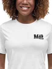 READ SOMETHING Women's Relaxed T-Shirt